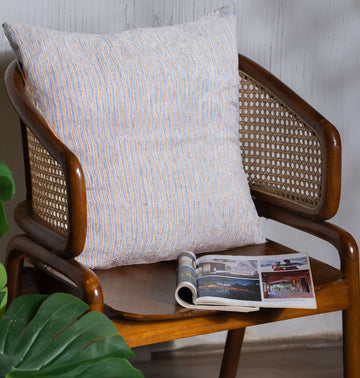 Linen Cushion Covers- Gold-Black Stripes