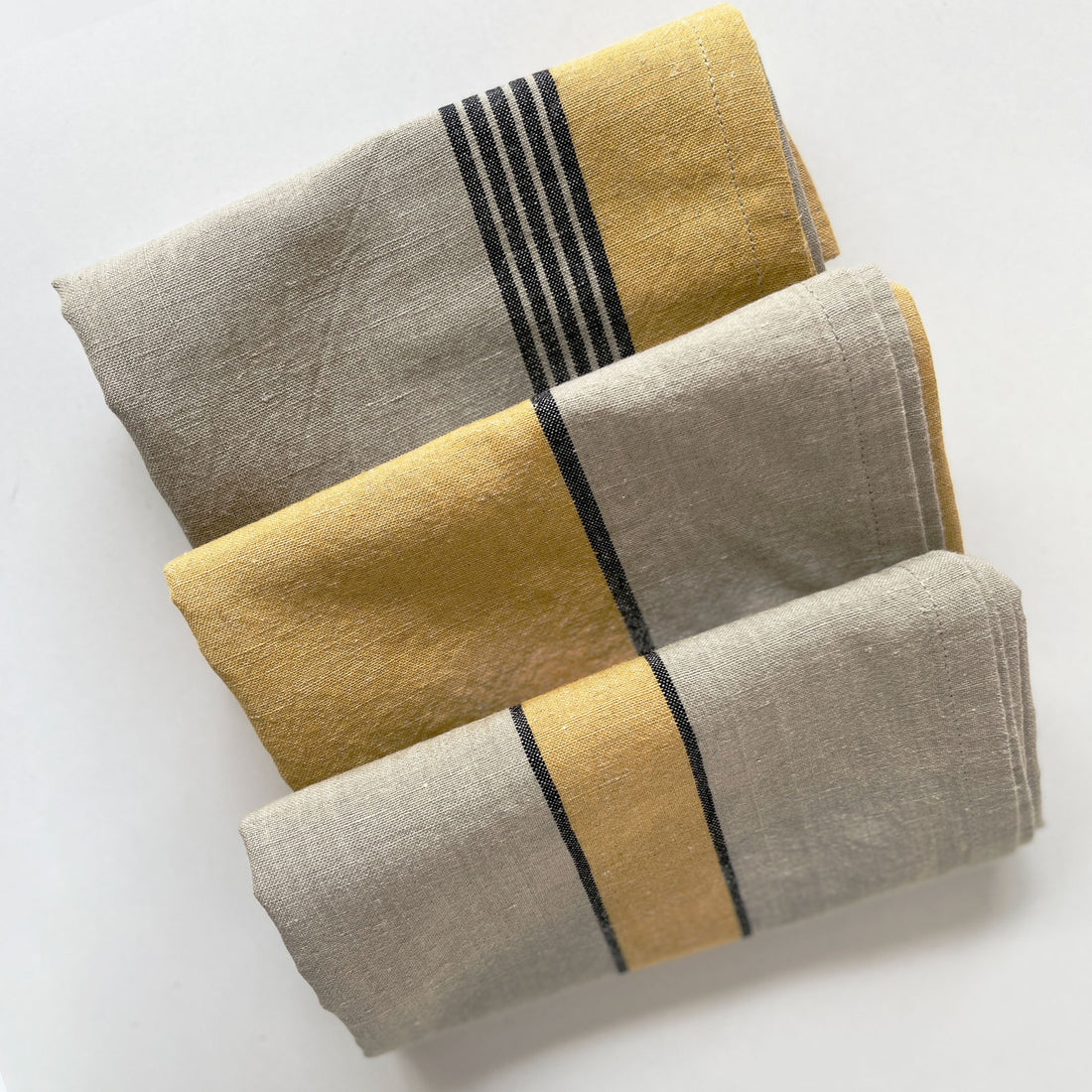 Kitchen Towels -3 Pc Set-Nugget Gold