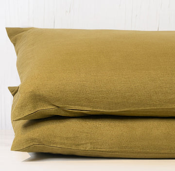 LINEN PILLOW COVER 2 PC SET