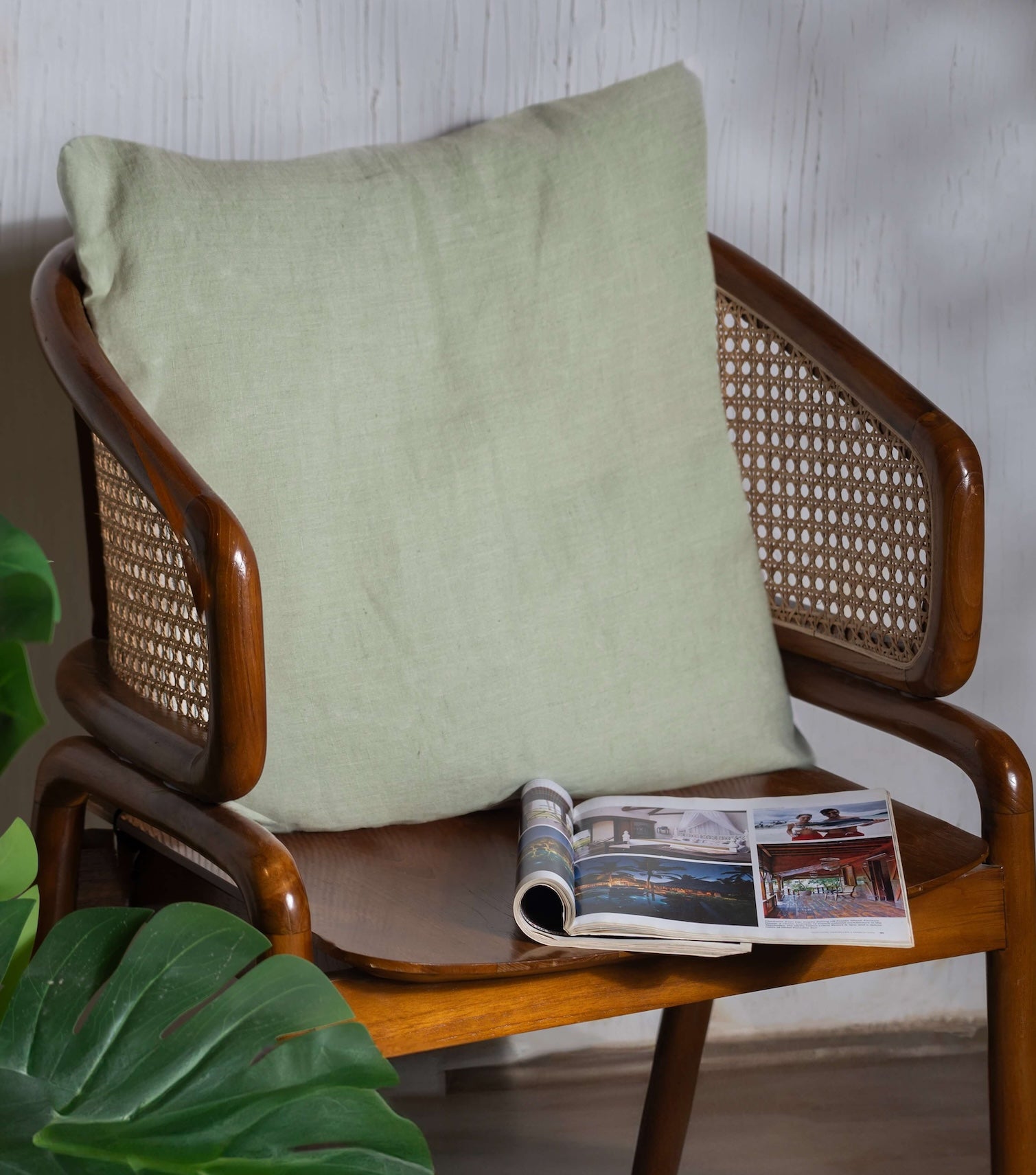 Linen Cushion Covers- Tea